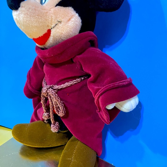 DISNEY NWT VTG 90s FANTASIA MICKEY MOUSE SORCERER PLUSH DISNEY STORE EXCLUSIVE - Picture 8 of 13